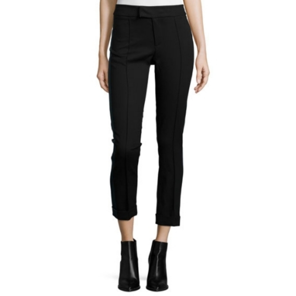 Smythe Pants - Smythe Black Cigarette Tuxedo Pants